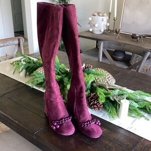 Tory Burch suede boots